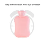 Hot Compress Stomach Hot Water Bottle Flannel Cover Cartoon Hand Warmer - Image 4