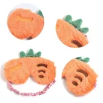 Fruit Plush Eye Mask Cute Soft Girl Sleep Blackout Eye Mask - Image 4