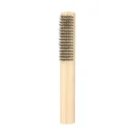 Stainless Steel Wire Brush With Wooden Handle Metal Surface Paint And Rust Cleaning Brush