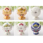 Metal Globe Ashtray With Lid Holiday Gift Tea Table Decoration - Image 5