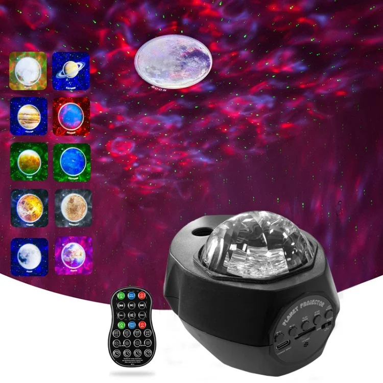 TBD0601642001A.webp Planetary LED Aurora Bluetooth Projection Lights Remote Music Laser Lamp - Image 1