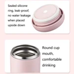 316 Stainless Steel Smart Vacuum Flask Children Portable Mini Display Temperature Cup Big Belly Cup - Image 3