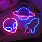 LED Personalized Neon Decorative Light Modeling Light USB Battery Box Dual Purpose, Spec: - Image 2