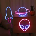 LED Personalized Neon Decorative Light Modeling Light USB Battery Box Dual Purpose, Spec: - Image 6