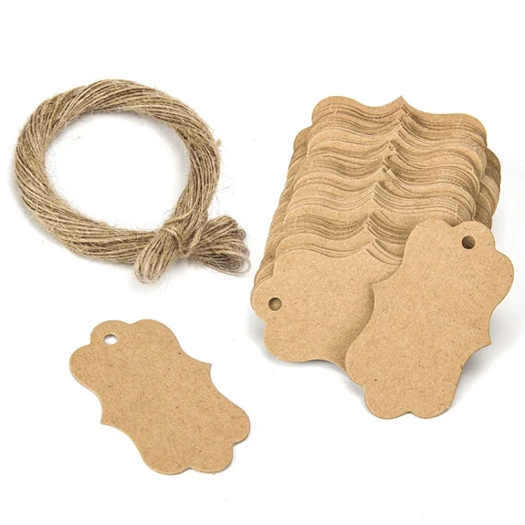 Gift Packaging Tag With Twine