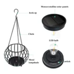 Solar Pumpkin Lantern Outdoor Hanging Garden Courtyard Villa Decoration LED Light - Image 5