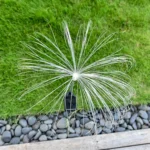 Solar Fiber Optic Jellyfish Lamp Lawn Ground Plug LED Lamp Outdoor Garden Decoration Lamp - Image 3
