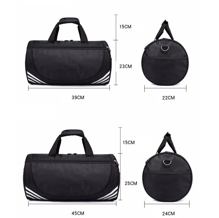 TBD0601659702_B2.webp Leisure Sports Fitness Bag Men And Women One-Shoulder Diagonal Portable Cylindrical Travel Bag - Image 3