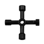 Elevator Water Meter Valve Cross Key Inner Triangle Wrench, Style: A Black