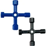 Elevator Water Meter Valve Cross Key Inner Triangle Wrench, Style: A Black - Image 3