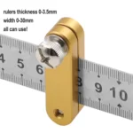 Steel Ruler Limit Adjustment Positioning Block Woodworking Marking Locator - Image 5