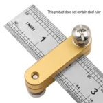 Steel Ruler Limit Adjustment Positioning Block Woodworking Marking Locator - Image 6