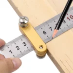 Steel Ruler Limit Adjustment Positioning Block Woodworking Marking Locator - Image 7