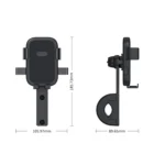 Q1 Motorcycle Mobile Phone Holder Metal Rearview Mirror Bicycle Bracket - Image 2