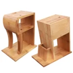 Household Kitchen Multifunctional Solid Wood Knife Storage Rack, Specification： - Image 5