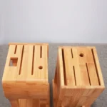 Household Kitchen Multifunctional Solid Wood Knife Storage Rack, Specification： - Image 2