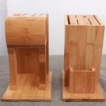 Household Kitchen Multifunctional Solid Wood Knife Storage Rack, Specification： - Image 4