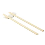 10 PCS Juice Coffee Pearl Milk Tea Natural Degradable Bamboo Straw, Style: - Image 4