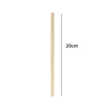10 PCS Juice Coffee Pearl Milk Tea Natural Degradable Bamboo Straw, Style: - Image 5