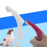 Pet Finger Toothbrush Cat And Dog Oral Cleaning Tool Soft Brush - Image 2