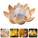 Lotus Solar Courtyard Lamp Outdoor Garden Decoration Light - Image 4