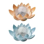Lotus Solar Courtyard Lamp Outdoor Garden Decoration Light - Image 5