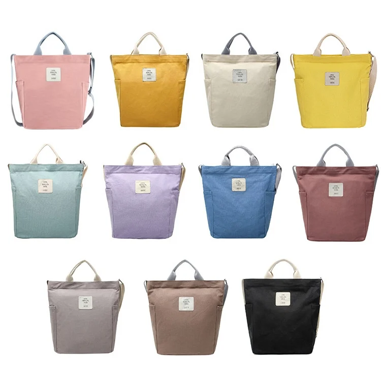 TBD0601686101_B1.webp Shoulder Messenger Bag Women Handle Canvas Bag - Image 2