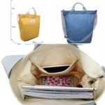 Shoulder Messenger Bag Women Handle Canvas Bag - Image 3