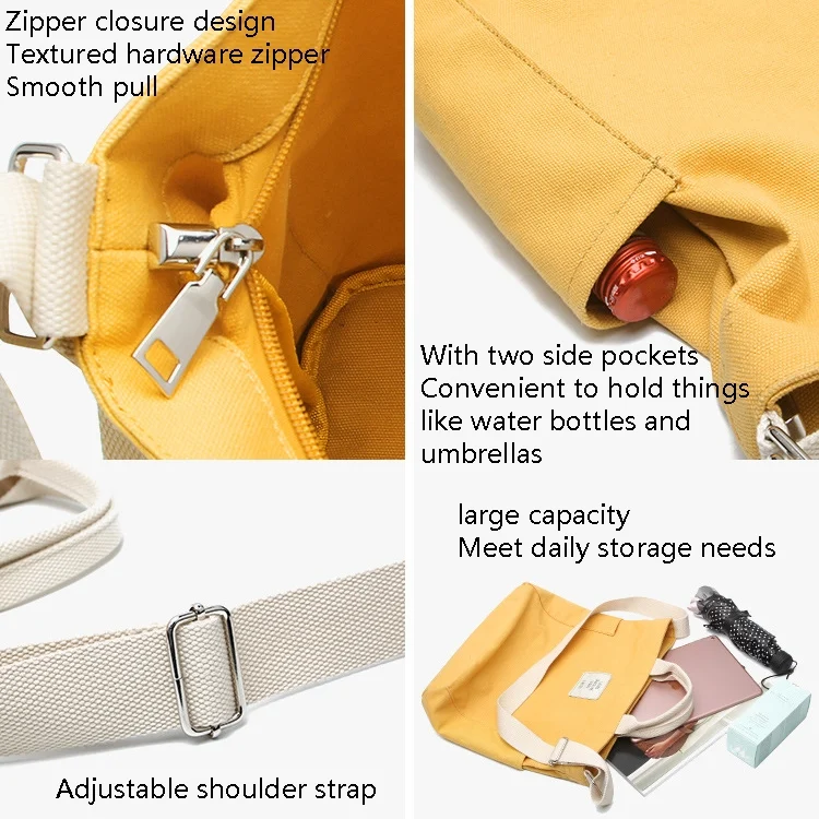 TBD0601686101_B4.webp Shoulder Messenger Bag Women Handle Canvas Bag - Image 5