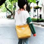 Shoulder Messenger Bag Women Handle Canvas Bag - Image 6