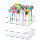 2pcs / Set 20-Hole Lollipop Stand Snack Stick Display Stand