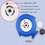 2 PCS Little Fish Baby Bath Electronic Thermometer Bathtub Pool Water Thermometer - Image 5