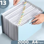Deli  A4 Vertical Organ Bag Can Hold Test Papers And Organize Folders - Image 3