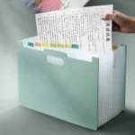 Deli  A4 Vertical Organ Bag Can Hold Test Papers And Organize Folders - Image 6