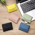 CL-2753 Leather RFID Short Coin Purse Wallet - Image 5