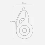 Deli NS157 Office Correction Tape Student Supplies Correction Tape - Image 3