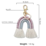 Hand-Woven Bohemian Tassel Bag Pendant - Image 3