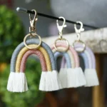 Hand-Woven Bohemian Tassel Bag Pendant - Image 4