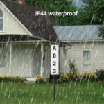 TS-G6704 Solar Dual-Color Temperature Ground Plug House Number Lawn Light - Image 6