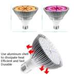 E27150W 200 Lamp Beads LED Plant Growth Lamp Plant Fill Light - Image 3
