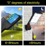 Solar Street Light LED Human Body Induction Garden Light, Spec: - Image 7
