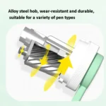 Deli 71169 Student Automatic Pen Pencil Sharpener Manual Pencil Sharpener - Image 4