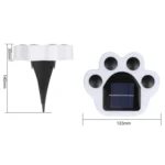 Bear Paw Outdoor Solar LED Courtyard Buried Light - Image 3