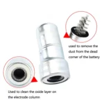 5 PCS 114 Car Cleaning Tools Battery Pile Head Brush - Image 6