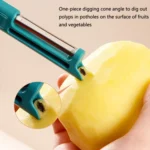Multifunctional Fruit And Vegetable Cleaning Brush - Image 4