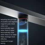 8x30cm Large Displacement Deodorant Straight Rectangular All Copper Floor Drain - Image 5