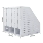 Deli 78995 Three-Compartment File Rack Foldable Desktop Storage Book Stand - Image 3