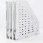 Deli 78995 Three-Compartment File Rack Foldable Desktop Storage Book Stand - Image 5