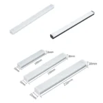 LED Human Body Induction Lamp Long Strip Charging Cabinet Lamp Strip, Size: - Image 2
