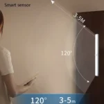 LED Human Body Induction Lamp Long Strip Charging Cabinet Lamp Strip, Size: - Image 3